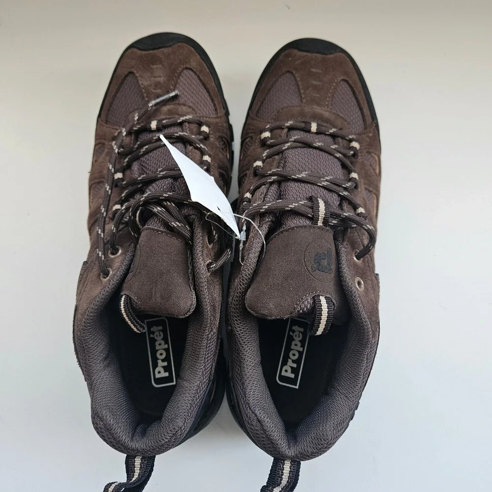 Propet Hiking Shoes Mens 8 XX 5E Wide Brown Waterproof Sealtex Ridge Walker Gorp